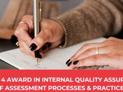 Level 4 Award in the Internal Quality Assurance of Assessment Processes and Practice